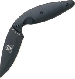 Ka-Bar TDI Law Enforcement Knife Black Zytel Handle Black Plain Edge 1482