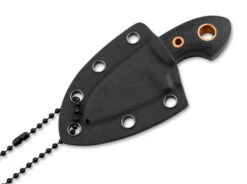 Boker Gnome Fixed Blade Knife Black Micarta Handle D2 Plain Black Blade 02BO084 -Sharp Knife Shop 3607c378 87c6 427d 9211 bb65e573d581 96598.1683821782