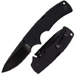 Cold Steel American Lawman Knife Black Handle Black S35VN Plain Edge 58B