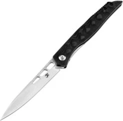Discontinued Kansept Lucky Star Linerlock Folding Knife Rose Pattern Carbon Fiber Handle S35VN Plain Edge Satin Finish K1013A3