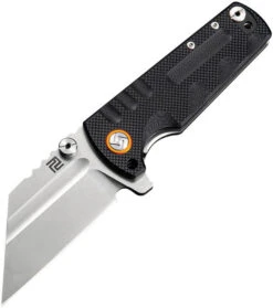 Artisan Proponent Liner Lock Knife Black G10 Handle Plain D2 Blade ATZ-1820P-BKF