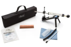 Edge Pro Apex 2 Knife Sharpening System 3 Stones Instruction DVD Carying Case +