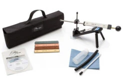 Edge Pro Apex 3 Knife Sharpening System 5 Stones 1 Hone, Carrying Case And More -Sharp Knife Shop Apex Pro 3 kit lg 76599.1528838753