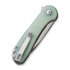 Civivi Button Lock Elementum II Folding Knife Natural G10 Handle Nitro-V Plain Edge Satin Finish C18062P-2 -Sharp Knife Shop C18062P 2 Button Lock Elementum II 5 65307.1669738084