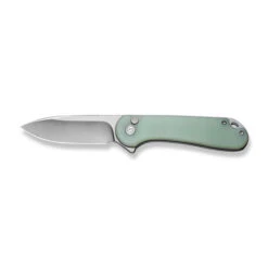 Civivi Button Lock Elementum II Folding Knife Natural G10 Handle Nitro-V Plain Edge Satin Finish C18062P-2 -Sharp Knife Shop C18062P 2 Button Lock Elementum II 8 62756.1669738084