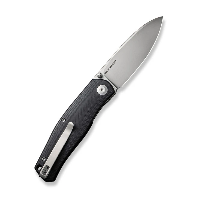Civivi Sokoke Folding Knife Black G10 Handle 14C28N Drop Point Plain Edge Silver Bead Blast Finish C22007-1 2 Civivi Sokoke Folding Knife Black G10 Handle 14C28N Drop Point Plain Edge Silver Bead Blast Finish C22007-1 - Image 2