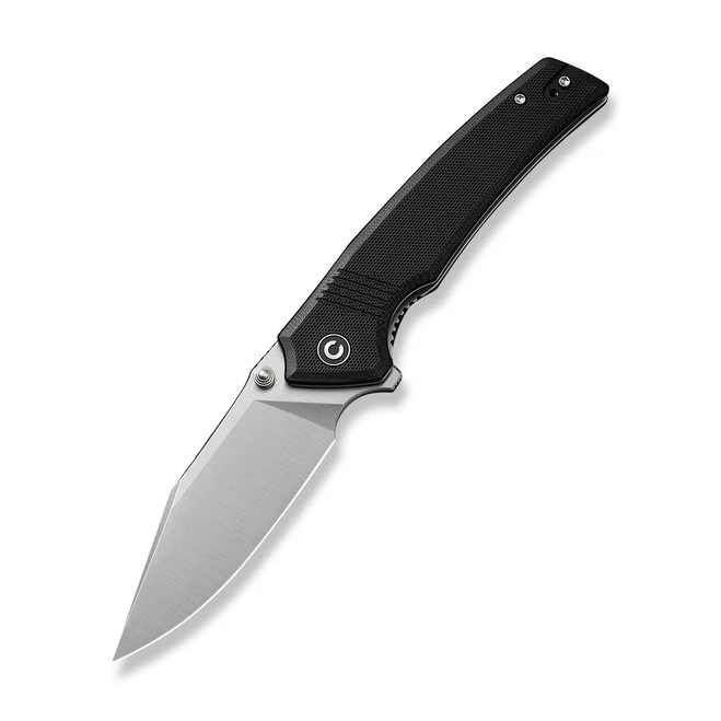 (Dropping 10-16) Civivi Tranquil Folding Knife Black G10 Handle 14C28N Clip Point Plain Edge Satin Finish C23027-1 1 (Dropping 10-16) Civivi Tranquil Folding Knife Black G10 Handle 14C28N Clip Point Plain Edge Satin Finish C23027-1