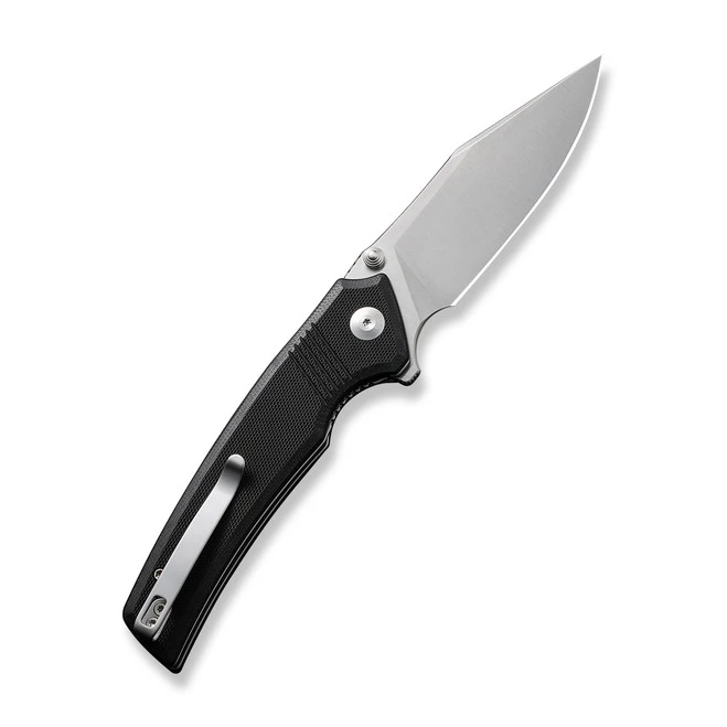 (Dropping 10-16) Civivi Tranquil Folding Knife Black G10 Handle 14C28N Clip Point Plain Edge Satin Finish C23027-1 2 (Dropping 10-16) Civivi Tranquil Folding Knife Black G10 Handle 14C28N Clip Point Plain Edge Satin Finish C23027-1 - Image 2