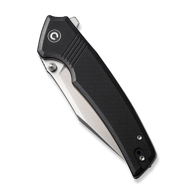(Dropping 10-16) Civivi Tranquil Folding Knife Black G10 Handle 14C28N Clip Point Plain Edge Satin Finish C23027-1 4 (Dropping 10-16) Civivi Tranquil Folding Knife Black G10 Handle 14C28N Clip Point Plain Edge Satin Finish C23027-1 - Image 4