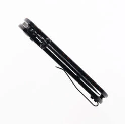 Kansept Main Street Crossbar Lock Pocket Knife Black & Red Gmascus G10 Handle Black Stonewashed Blade 154CM T1015V5 -Sharp Knife Shop KANSEPT MAIN STREET T1015V5 02 03770.1687889797