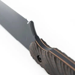 Toor Field 1.0 Fixed Blade Knife Battleship Gray Walnut Dynamic Fluting Handle CPM154 Plain Edge -Sharp Knife Shop OBG 2 95901.1672942193