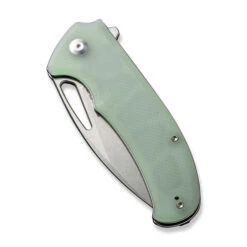Sencut Phantara Folding Knife Natural G10 Handle 9Cr18MoV Drop Point Plain Edge Stonewash Finish S23014-2 -Sharp Knife Shop S23014 2 Phantara 4 36499.1692722163