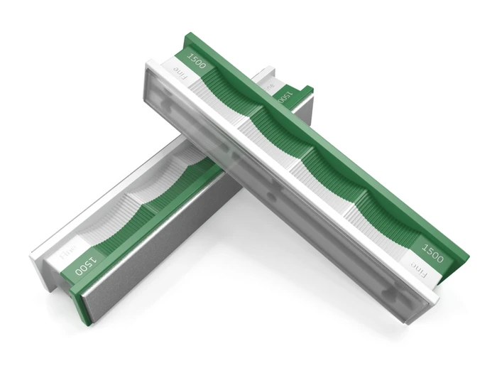 Wicked Edge Fine 1500 Diamond Stones & Glass Platens For Sharpener WE1500GL 1 Wicked Edge Fine 1500 Diamond Stones & Glass Platens For Sharpener WE1500GL