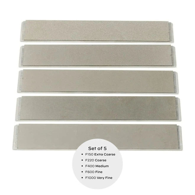 TSPROF Diamond Plates On Blanks Set Of 5 Very Fine-Extra Coarse 150-1000 Grit TS-SH2000740 2 TSPROF Diamond Plates On Blanks Set Of 5 Very Fine-Extra Coarse 150-1000 Grit TS-SH2000740 - Image 2